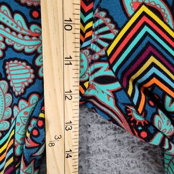 Lularoe Pants Womens Tall & Curvy Set of Two Green Pull On Leggings - Picture 9 of 13